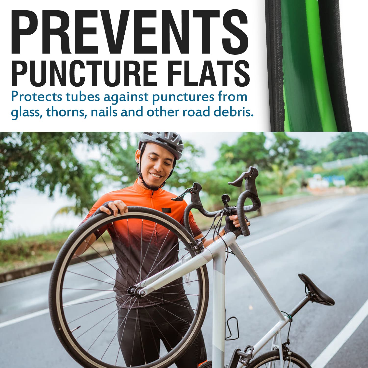 Bike Tire Liner-Help Prevent F - огляд і ціна Mountain Biking Shoes
