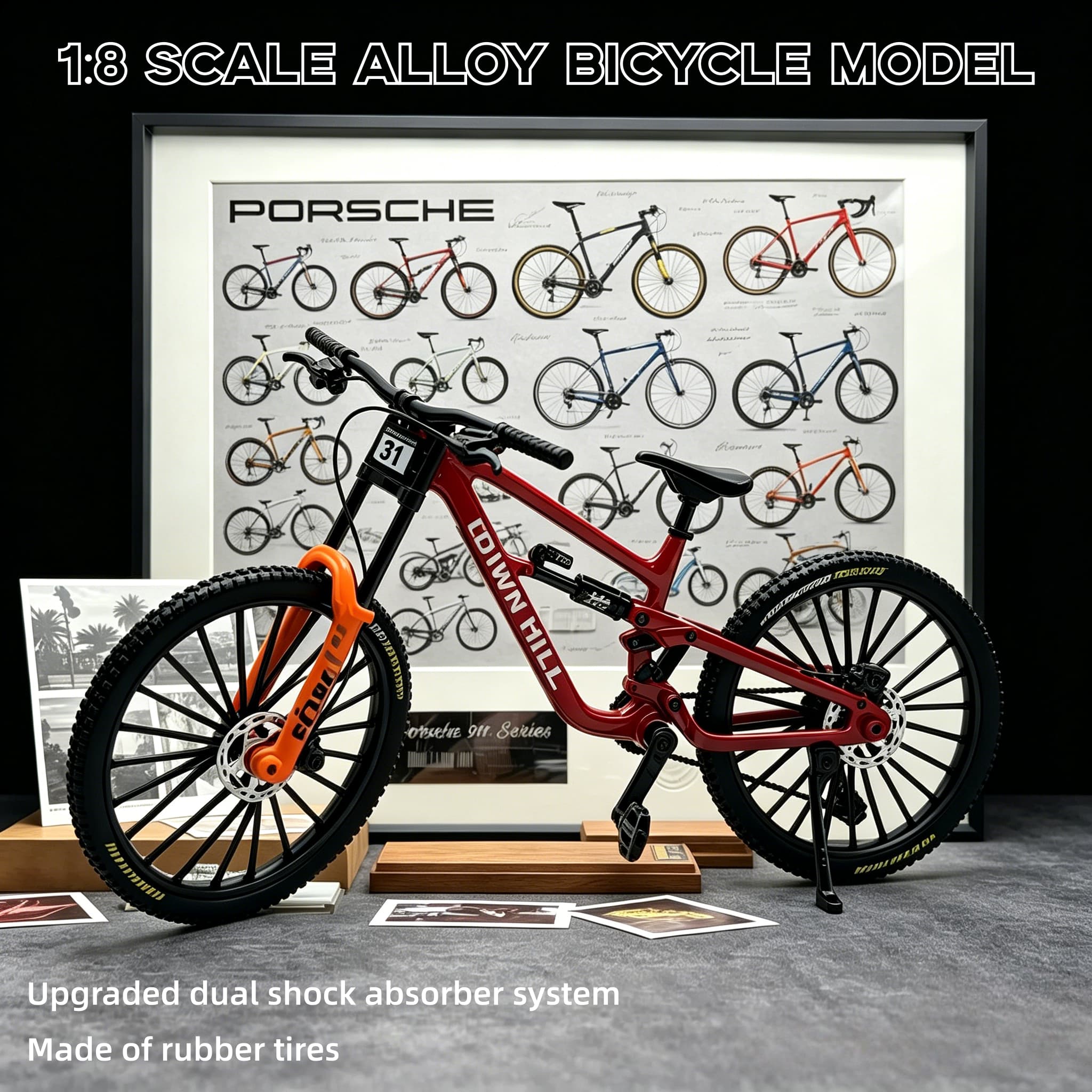 1:8Scale Alloy Downhill Mounta - огляд і ціна Mountain Biking Jumps