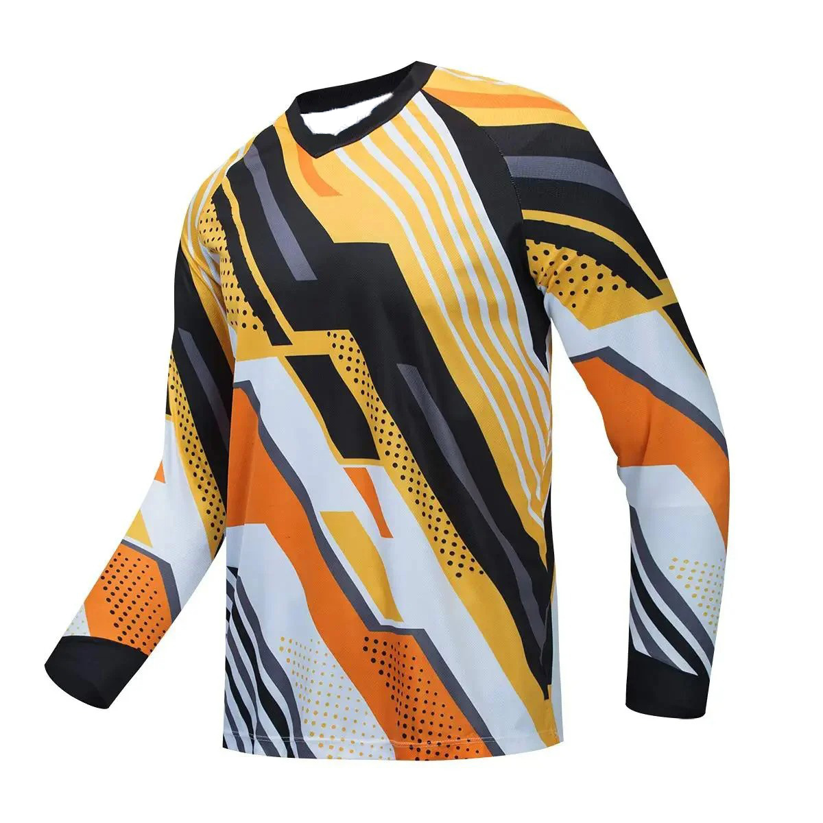 Mens Long Sleeve Motocross Jer - огляд і ціна Mountain Biking For Fitness