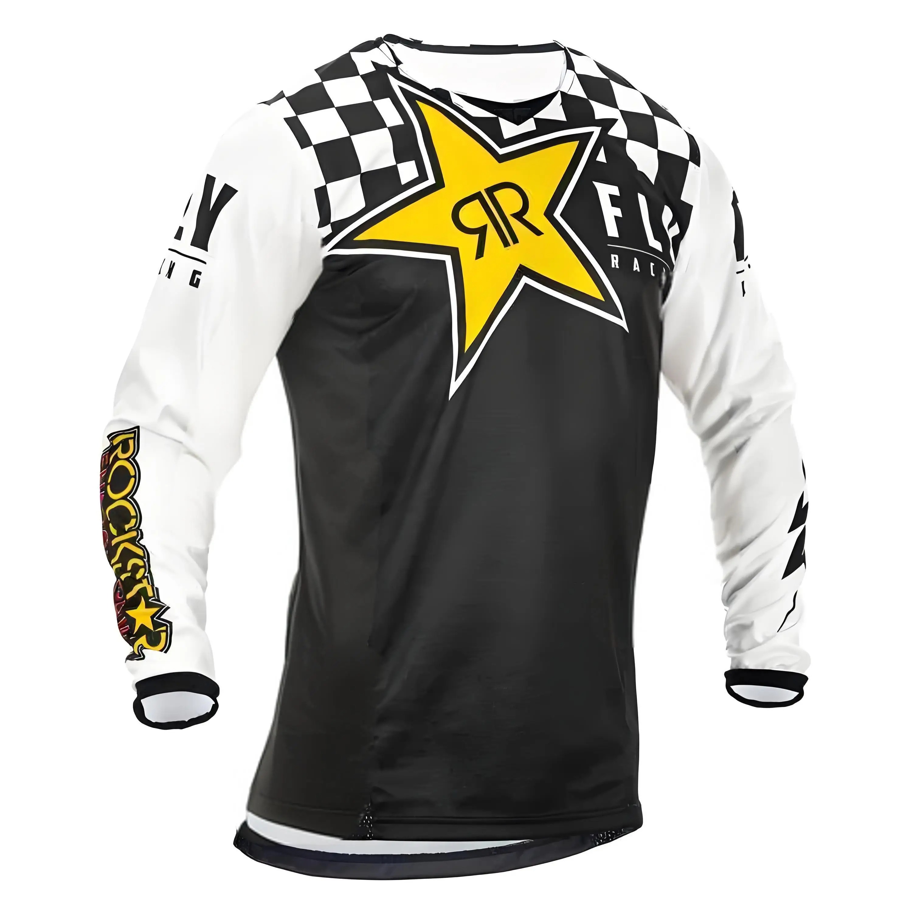 Mens Long Sleeve Motocross Jer - огляд і ціна Mountain Biking For Fitness